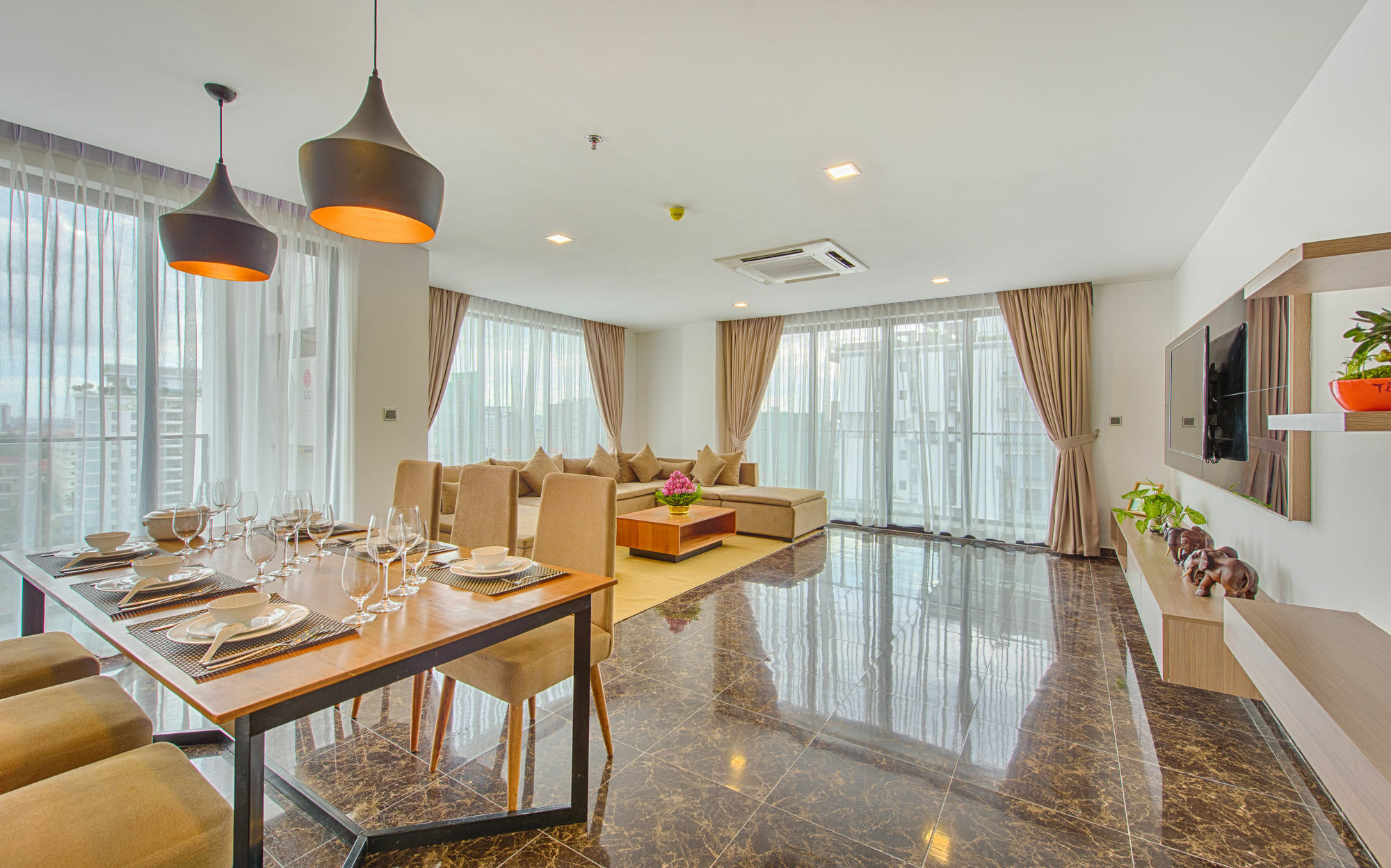 Mansion 51 Hotel & Apartment Phnom Penh Luaran gambar